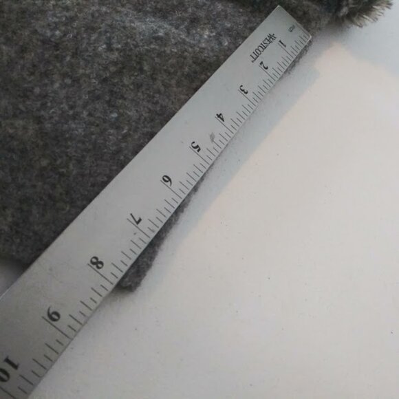 Chico's women's size 1 (M) gray marbled short sleeve wool blend cardigan - Picture 10 of 15